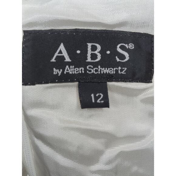 NWT A.B.S by Allen Schwartz Poplin White Y2k Midi Tank Dress Embroidered Flowers - Picture 9 of 9